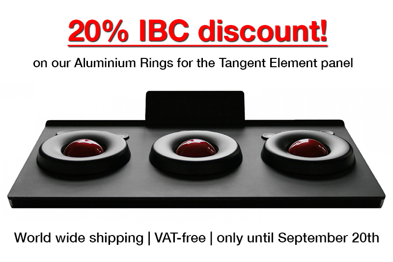It's IBC time - get 20% off our black Aluminium Rings!