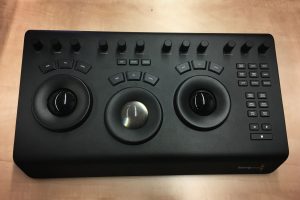 Transparent trackball inside a BMD Micro panel